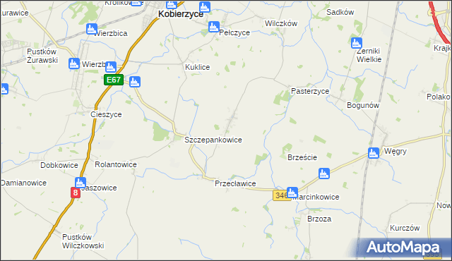 mapa Jaksonów, Jaksonów na mapie Targeo