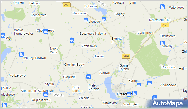 mapa Joasin, Joasin na mapie Targeo