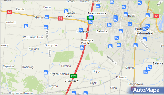 mapa Kargał-Las, Kargał-Las na mapie Targeo