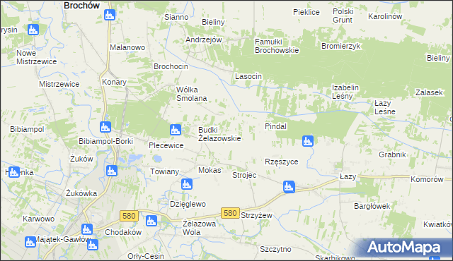 mapa Kirsztajnów, Kirsztajnów na mapie Targeo