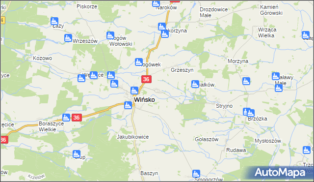 mapa Kleszczowice, Kleszczowice na mapie Targeo