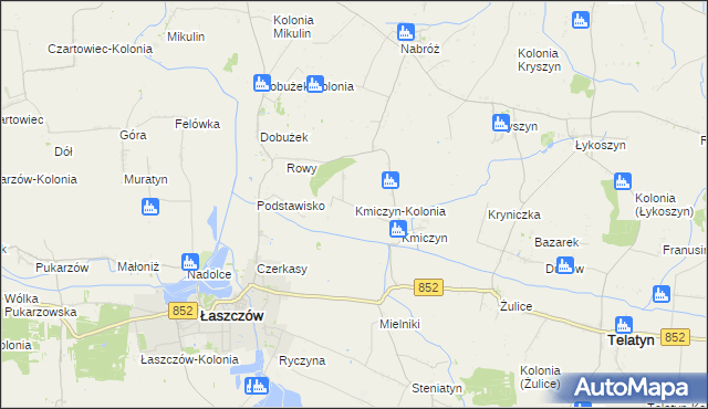 mapa Kmiczyn-Kolonia, Kmiczyn-Kolonia na mapie Targeo