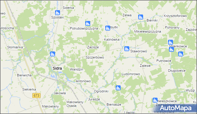 mapa Kniaziówka, Kniaziówka na mapie Targeo