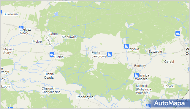 mapa Kobylnica Ruska, Kobylnica Ruska na mapie Targeo