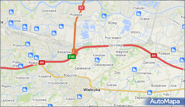 mapa Kokotów, Kokotów na mapie Targeo