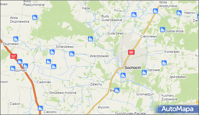 mapa Koliszewo, Koliszewo na mapie Targeo