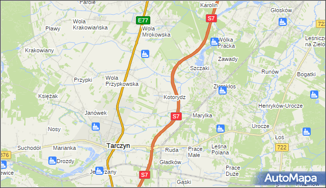 mapa Kotorydz, Kotorydz na mapie Targeo