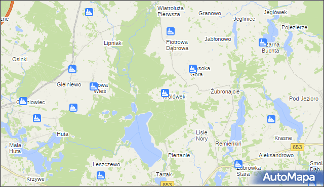 mapa Królówek, Królówek na mapie Targeo