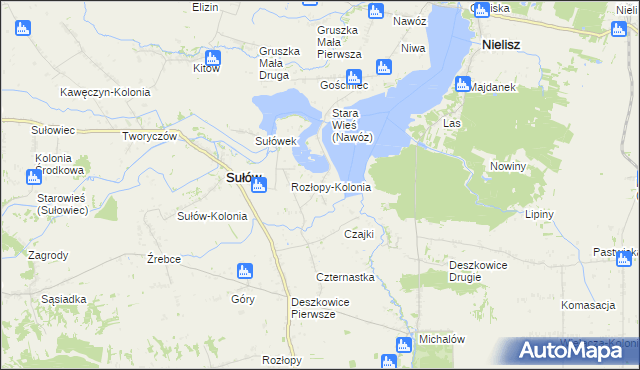 mapa Kulików, Kulików na mapie Targeo