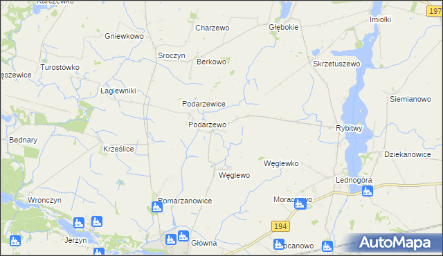 mapa Latalice, Latalice na mapie Targeo