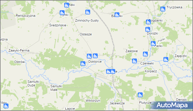 mapa Lesznia, Lesznia na mapie Targeo