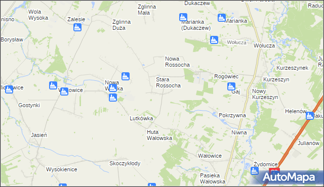 mapa Linków, Linków na mapie Targeo