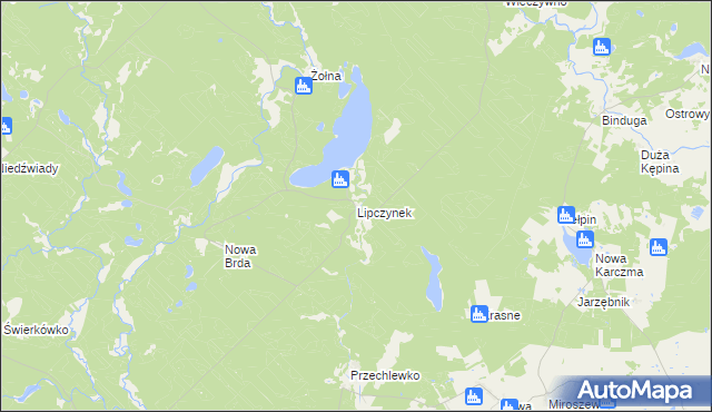 mapa Lipczynek, Lipczynek na mapie Targeo