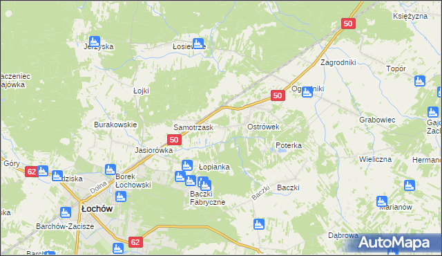 mapa Łojew, Łojew na mapie Targeo