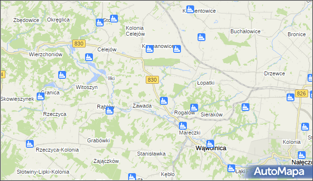 mapa Łopatki-Kolonia, Łopatki-Kolonia na mapie Targeo