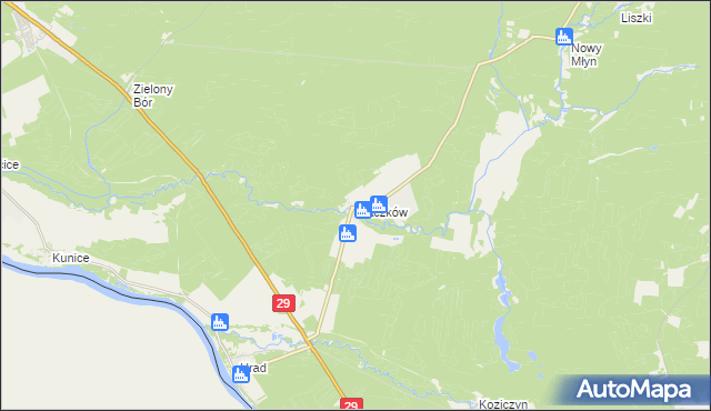 mapa Maczków, Maczków na mapie Targeo