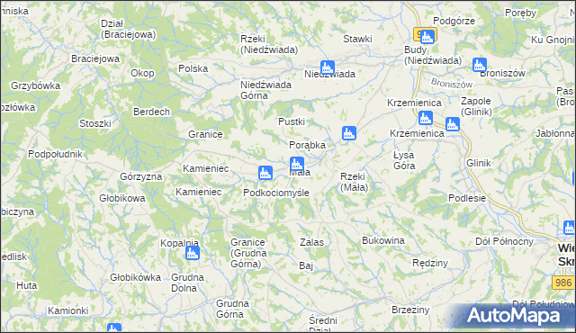 mapa Mała, Mała na mapie Targeo