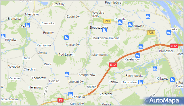 mapa Markowola, Markowola na mapie Targeo