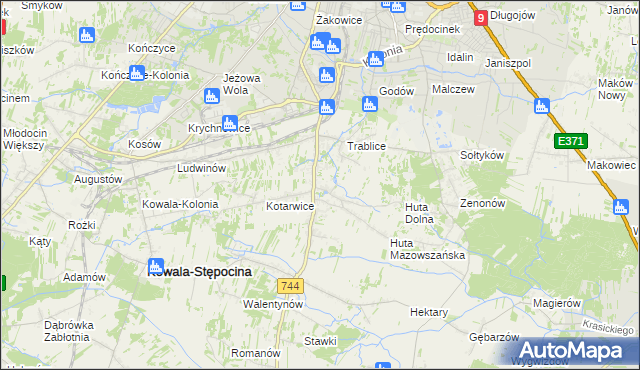 mapa Mazowszany, Mazowszany na mapie Targeo