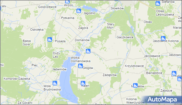 mapa Młódnice, Młódnice na mapie Targeo