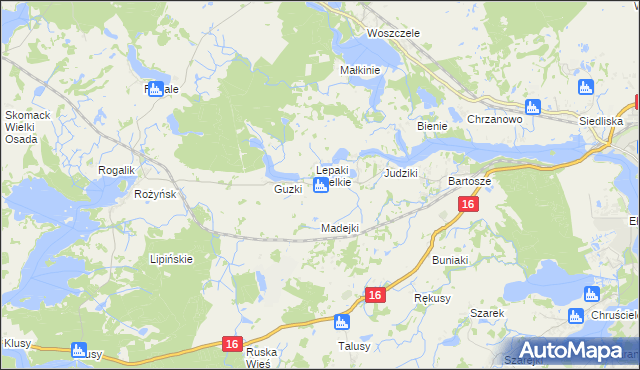 mapa Mołdzie, Mołdzie na mapie Targeo