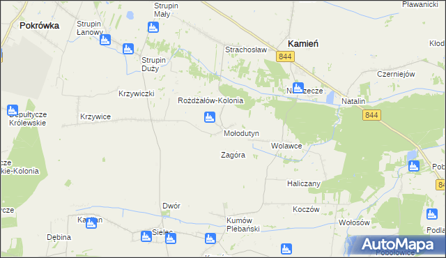 mapa Mołodutyn, Mołodutyn na mapie Targeo