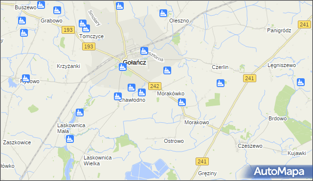 mapa Morakówko, Morakówko na mapie Targeo