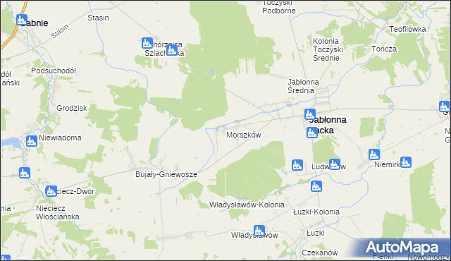 mapa Morszków, Morszków na mapie Targeo