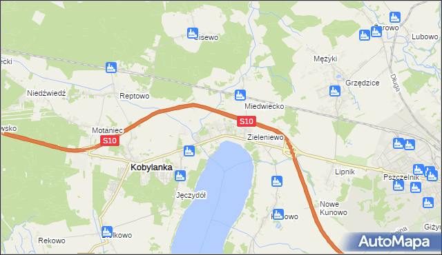 mapa Morzyczyn gmina Kobylanka, Morzyczyn gmina Kobylanka na mapie Targeo