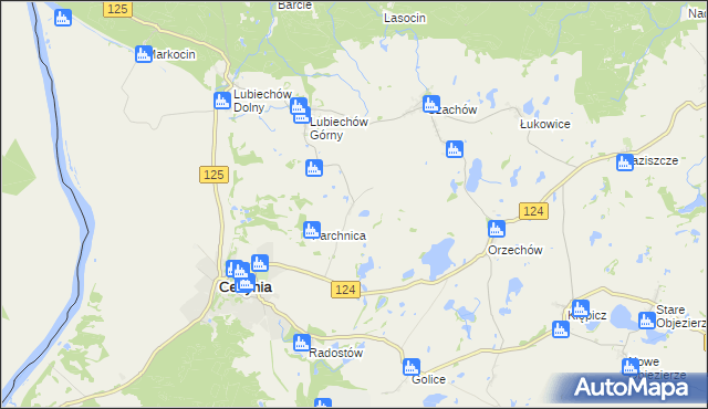 mapa Niesułów, Niesułów na mapie Targeo