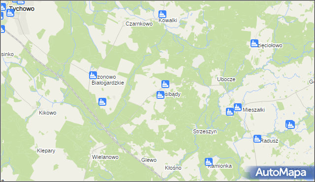 mapa Nosibądy, Nosibądy na mapie Targeo