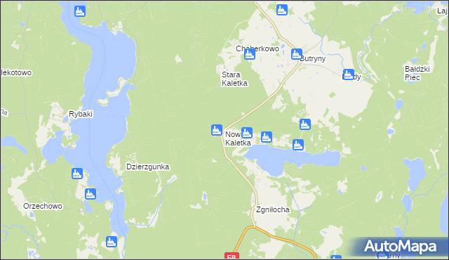 mapa Nowa Kaletka, Nowa Kaletka na mapie Targeo