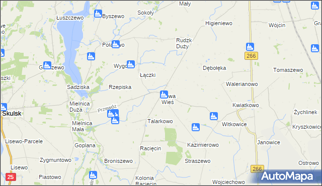 mapa Nowa Wieś gmina Piotrków Kujawski, Nowa Wieś gmina Piotrków Kujawski na mapie Targeo