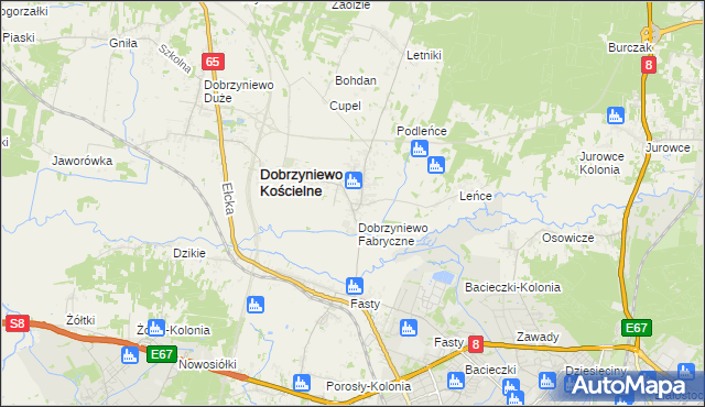 mapa Nowe Aleksandrowo, Nowe Aleksandrowo na mapie Targeo