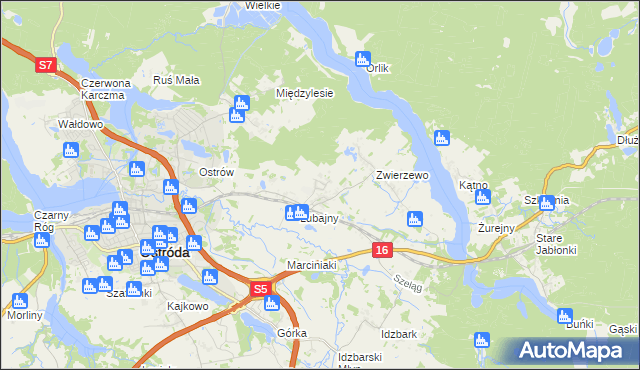 mapa Nowe Siedlisko, Nowe Siedlisko na mapie Targeo