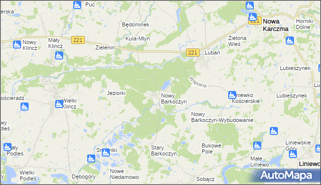 mapa Nowy Barkoczyn, Nowy Barkoczyn na mapie Targeo