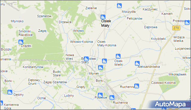 mapa Nowy Budzisław, Nowy Budzisław na mapie Targeo