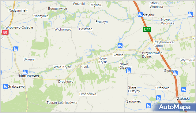 mapa Nowy Krysk, Nowy Krysk na mapie Targeo