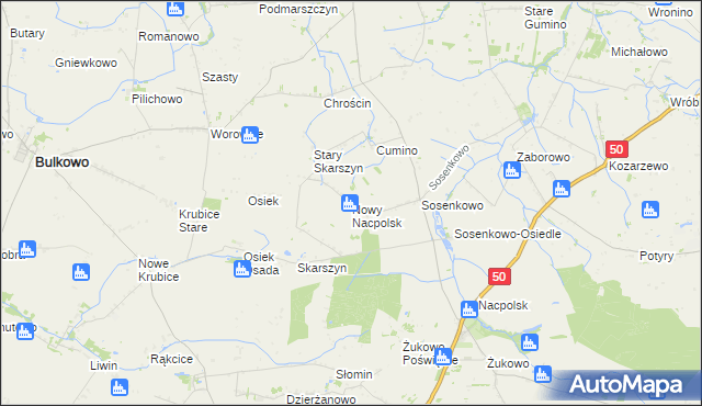 mapa Nowy Nacpolsk, Nowy Nacpolsk na mapie Targeo