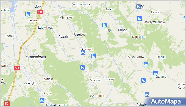 mapa Nowy Świętochów, Nowy Świętochów na mapie Targeo