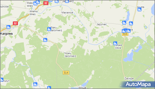 mapa Obra Dolna, Obra Dolna na mapie Targeo