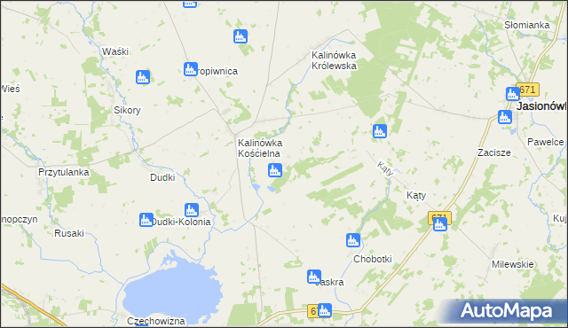 mapa Ogrodniki gmina Knyszyn, Ogrodniki gmina Knyszyn na mapie Targeo