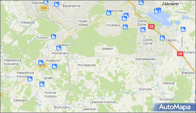 mapa Olmonty, Olmonty na mapie Targeo