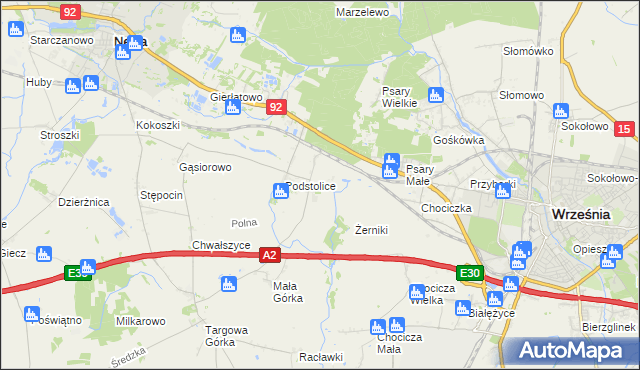 mapa Opatówko, Opatówko na mapie Targeo