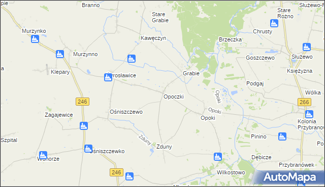 mapa Opoczki, Opoczki na mapie Targeo