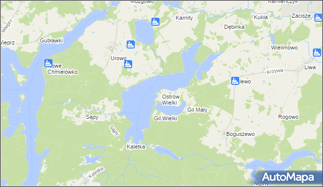 mapa Ostrów Wielki, Ostrów Wielki na mapie Targeo