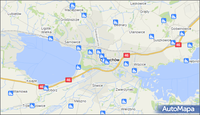 mapa Otmuchów, Otmuchów na mapie Targeo