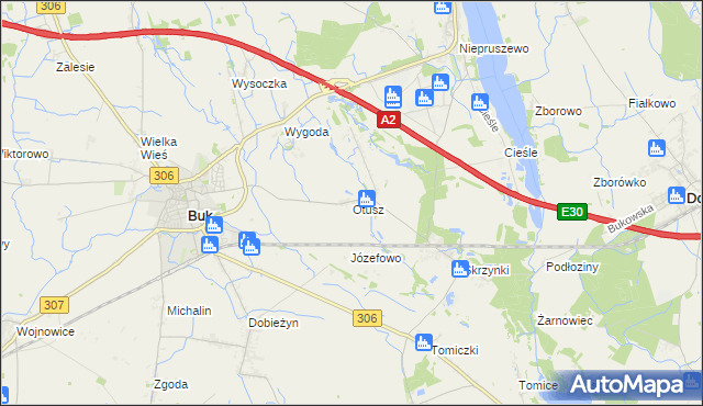 mapa Otusz, Otusz na mapie Targeo