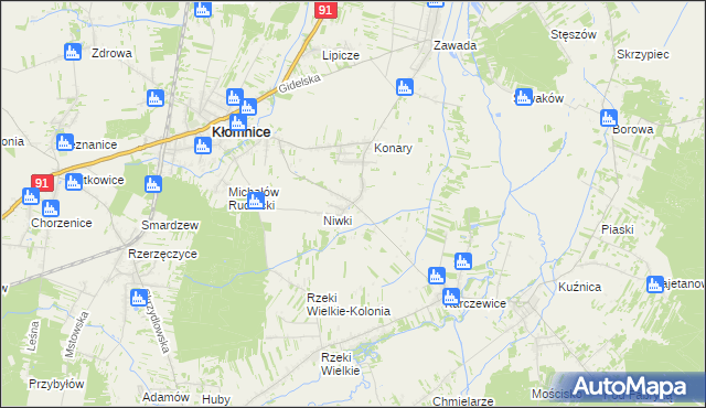 mapa Pacierzów, Pacierzów na mapie Targeo