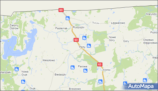 mapa Perły, Perły na mapie Targeo